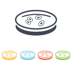Blood corpuscles icon