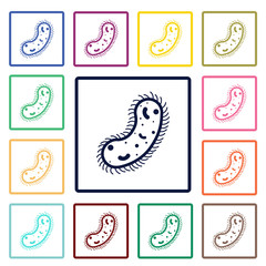 Obraz premium Bacterium icon