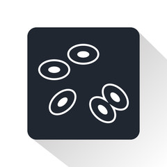 Blood corpuscles icon