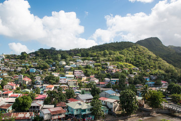 Panorama sur Canaries, Sainte-Lucie