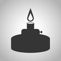 Gas burner icon