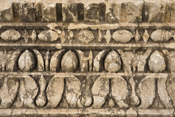 Tunisia. Ancient Sufetula (present day Sbeitla). Fragment of temple architrave with ornate relief