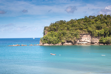Naklejka premium Sainte Lucie : eaux turquoises