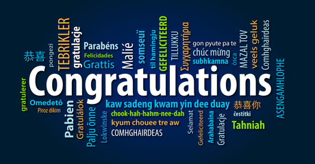 Congratulations in Different Languages