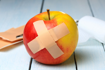 Kranker Apfel1
