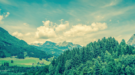 Obraz premium Alpenlandschaft bei Bischofshofen, Österreich