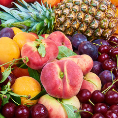 Fresh fruits. Fruit background