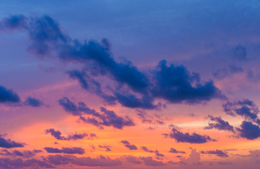 sunset sky