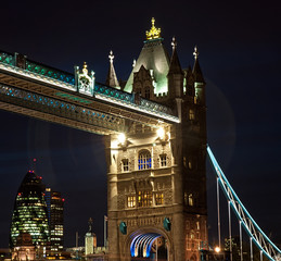 Obraz premium Tower Bridge at night