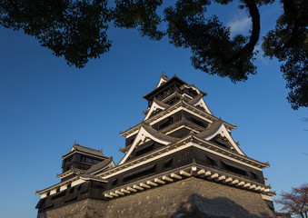 Fototapeta premium Kumamoto Castle , Kumamoto in Kumamoto Prefecture