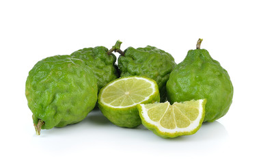 bergamot on white background