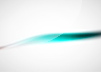 Blurred abstract blue lines in light space