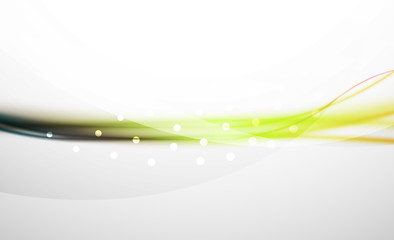 Colorful wave line, abstract background with light and shadow effects