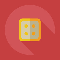 Flat modern design with shadow icons button