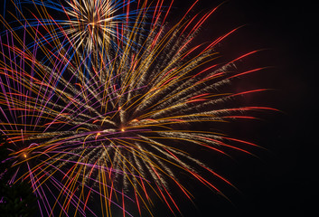 Obraz premium Sumida River Firework Festival at Tokyo, Japan