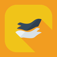 Flat modern design with shadow icons marine tape