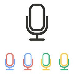Microphone - vector icon.