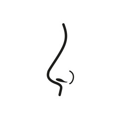 Nose  - vector icon.