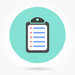 Checklist - vector icon.