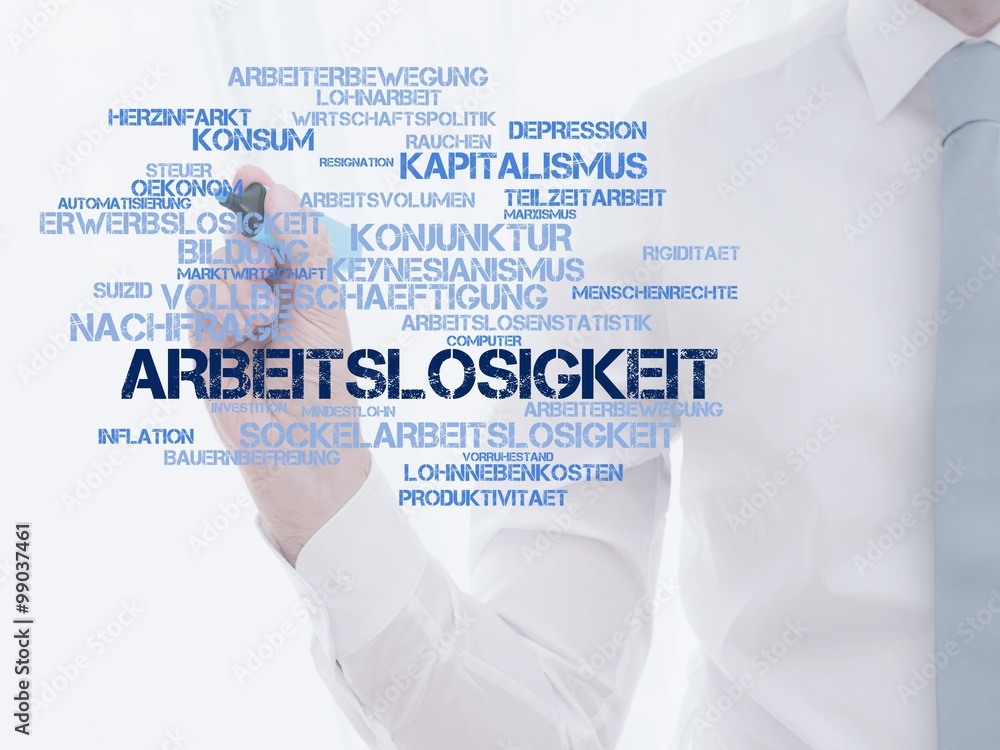 Poster arbeitslosigkeit