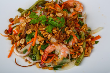 Asian seafood salad