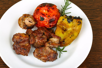 Grilled pork meat - shaslik