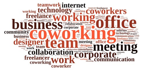 Word cloud coworking.