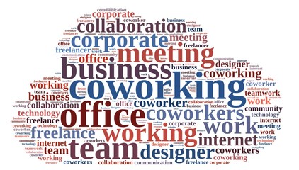 Word cloud coworking.