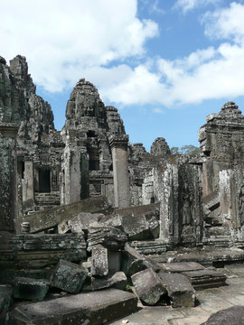 Ruins in Angkor Wat, Cambodian