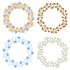 Wedding floral frame collection