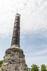Column of Constantine in Fatih district of Istanbul, Turkey