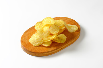 Crunchy potato chips