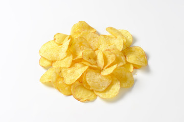 Heap of potato chips