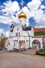 Fototapeta na wymiar church in Nizhny Novgorod, Russia