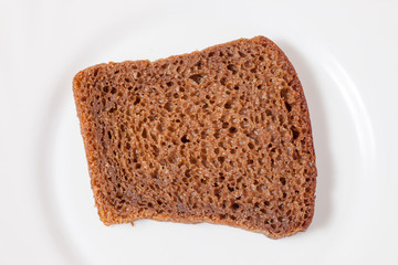 Piece of black bread