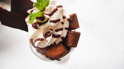 Chocolate Icecream, Selective Focus