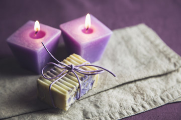 Handgemachte Seife lavendel