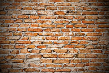abstract red brick wall background