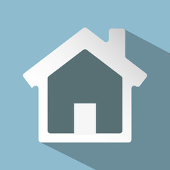 House Icon Flat Design Vector Illustration