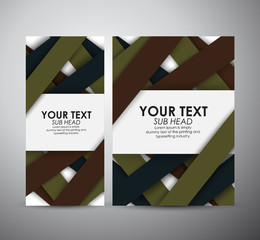 Abstract brochure business design template or roll up. Vector illustration