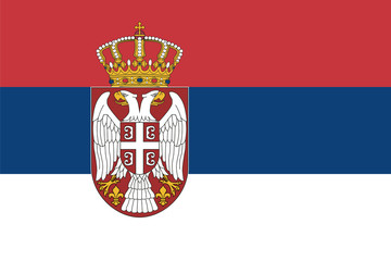 Standard Proportions for Serbia Flag