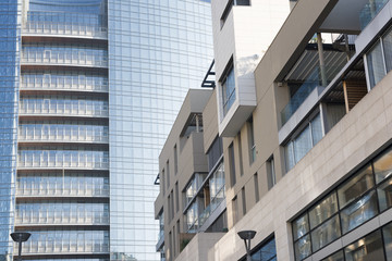 Modern buildings in Milan