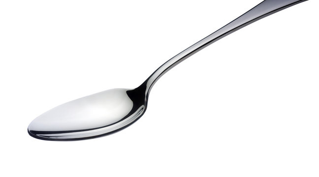 spoon on white