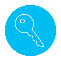 Key for house line icon.