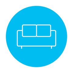 Sofa line icon.