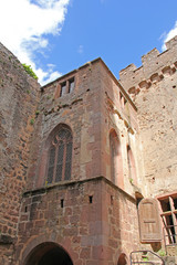 Fototapeta na wymiar Château de Kintzheim Alsace France 