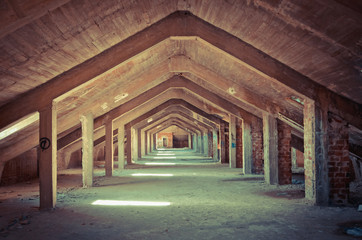 Deteriorated attic