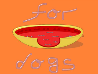 Cama de tela para perros