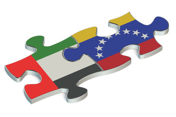 Venezuela and United Arab Emirates puzzles from flags