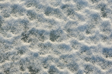 Natural snow texture background